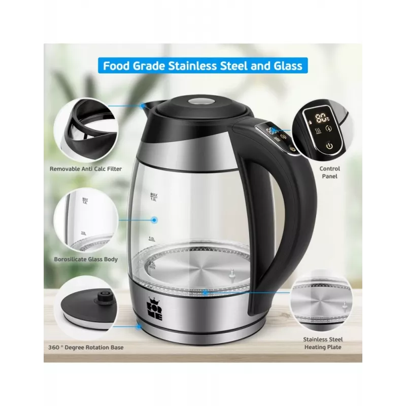 Elektrische waterkoker Forme FKG-418 1,7 l 2200 W wit