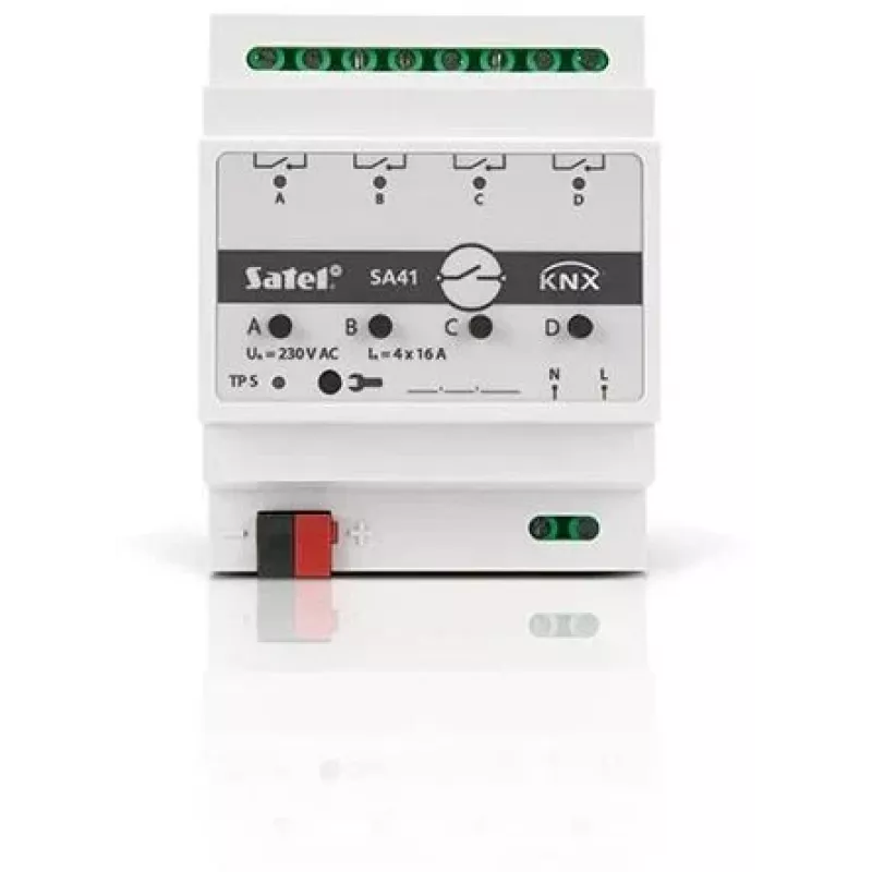 SATEL KNX 4-kanaals schakelactor KNX-SA41