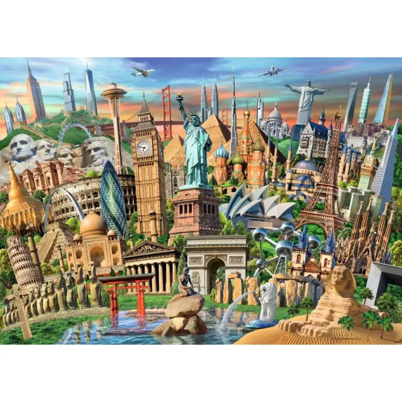 Puzzel Wereldwonderen (1000 stukjes)