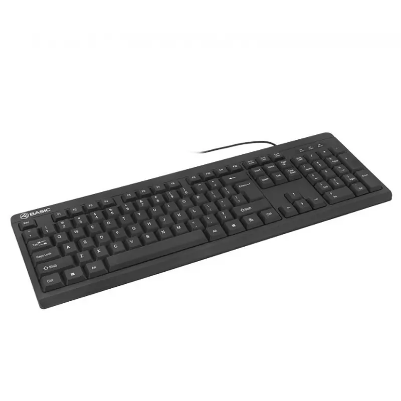 Tellur bedraad USB-toetsenbord zwart – Basic USB, US-layout