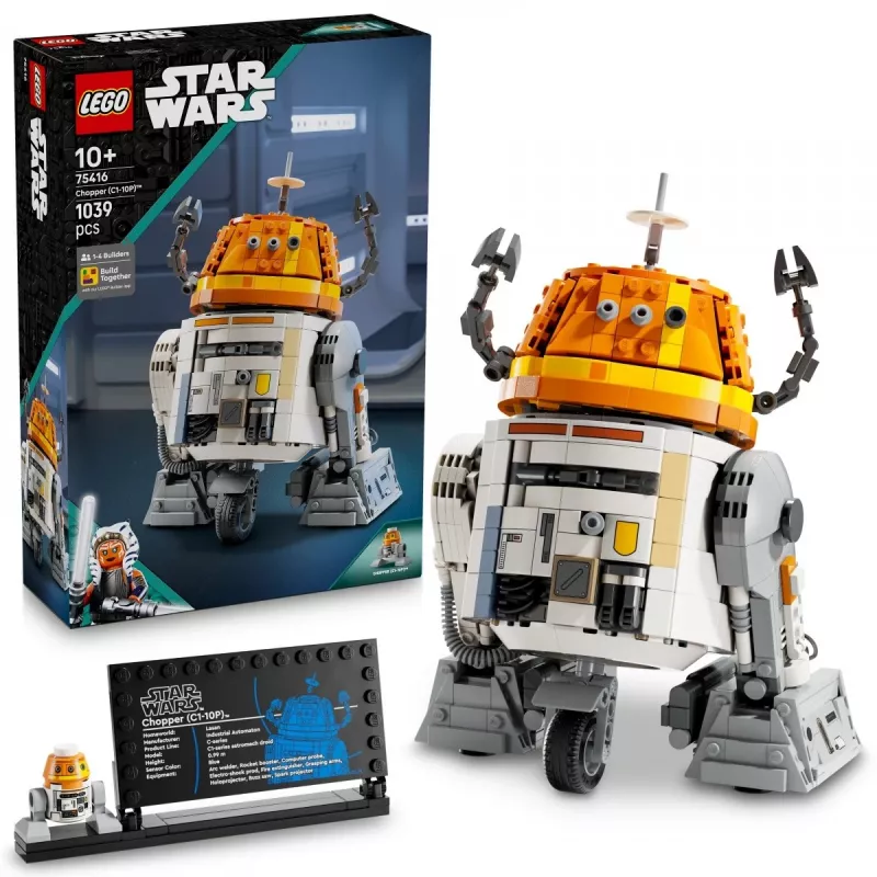Constructieset LEGO Star Wars Chopper C1-10P Astromech-droidemodel 75416, 1039 onderdelen, leeftijd 10+, hoogte 220 mm