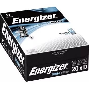 Energizer Battery Max Plus E301323704 D/Mono/LR20 20 stuks/pack.
