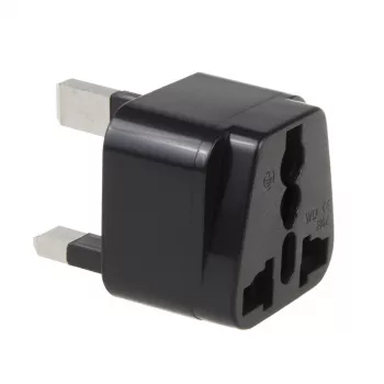Adapter verloopstekker van UK naar EU met zekering 13A