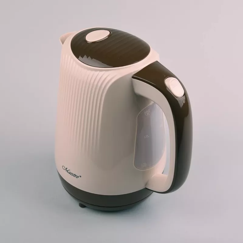 Feel-Maestro MR042 beige waterkoker 1,7 L beige, bruin 2200 W
