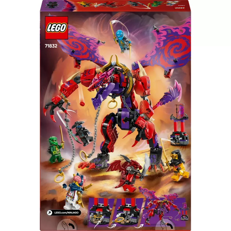 LEGO NINJAGO 71832 Thunderfang draken van de chaos
