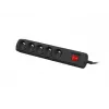 Stekkerdoos ARMAC ARC5/15/CZ — 5 stopcontacten, 1,5 m kabel, geaard, Tsjechische stekker