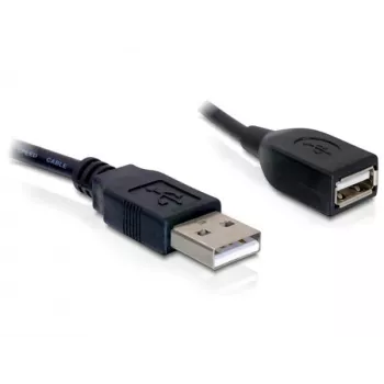USB 2.0-verlengkabel DeLOCK 82457 0,15 m zwart