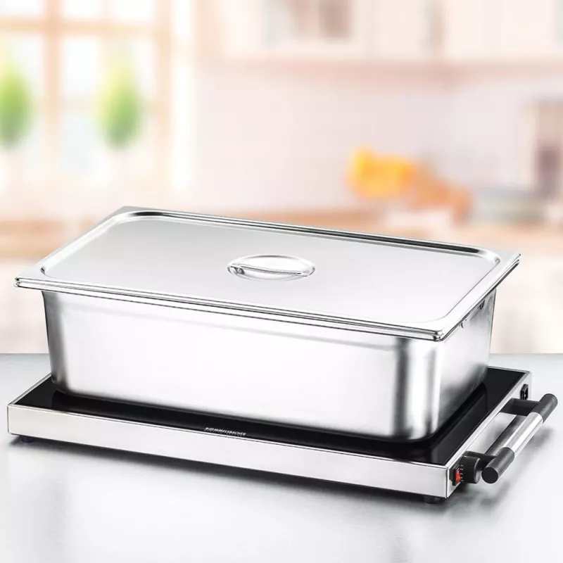 Warmhoudplaat Rommelsbacher WPR 307/E 300 W – buffet-warmhoudplaat om gerechten warm te houden