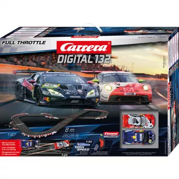 Carrera DIGITAL 132 Full Throttle racebaan van CARRERA — slotcar digitaal schaal 1:32