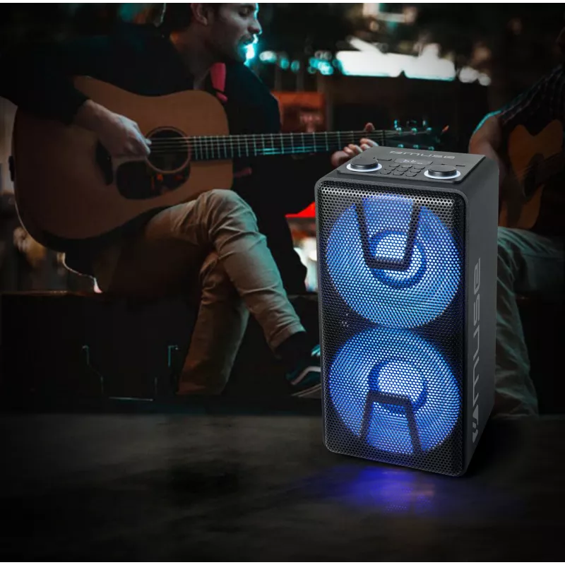 Muse Party Box-luidspreker M-1805 DJ 150 W draadloze verbinding zwart Bluetooth