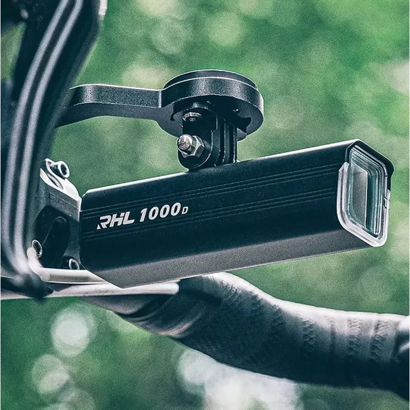 Rockbros RHL1500 voorlicht voor fiets, 1500 lm, 5000 mAh, IPX6, zwart
