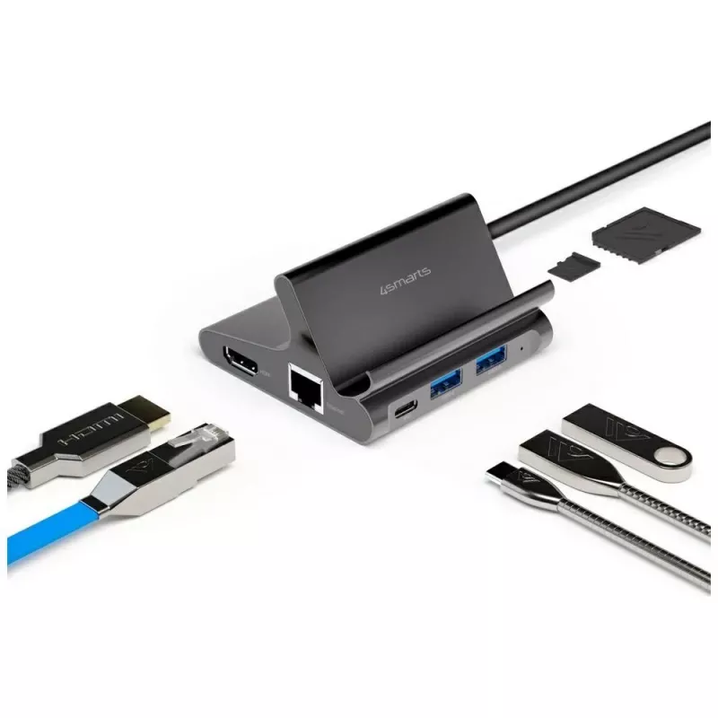 Houder voor tablet/smartphone 7in1 Dex HDMI/RJ45