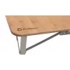 Outwell Custer L Brown campingtafel — bamboeblad, aluminium frame, 700×1200 mm, 11,5 kg