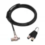 Kabelslot DICOTA D31831 zwart zilver 2m rondsleutel