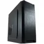 LC Power Classic 7040B - MDT - ATX - zonder voeding - zwart, geborsteld aluminium / zwart - USB/audio