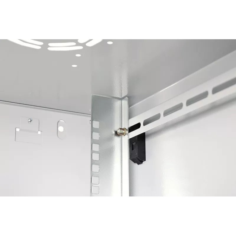 Wandgemonteerde 19-inch rackkast DIGITUS Dynamic-N DN-37106 — 9U, 600x600 mm, IP20, slot met sleutel