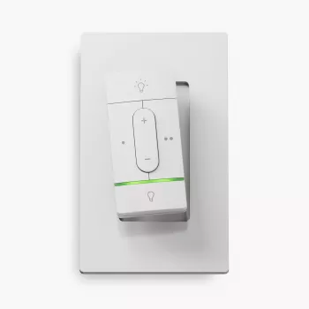 Slimme draadloze schakelaar Nanoleaf N4400C02-1BUT — op batterijen, aanpasbare bediening voor slimme lampen en apparaten