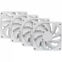 120 mm behuizingsventilator HYTE FA12 wit 4-pack — 120 mm, wit, model FA12