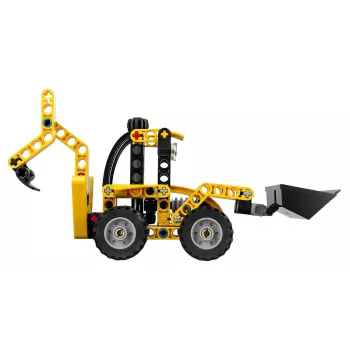 Bouwset LEGO Technic Backhoe Loader 42197 — knikbesturing, werkende lader, 104 onderdelen, aanbevolen leeftijd 7+