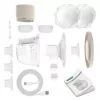 Elektronische draadloze borstkolf neno VENTO Three-Phase, oplaadbaar, draagbaar, LCD-display, 150 ml fles, BPA-vrij, beige
