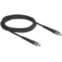 DeLOCK USB-kabel USB 2.0 2m USB-C zwart 81125