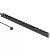 Qoltec aluminium PDU voor RACK | 16A | 16 x Schuko | verticaal | 1,8 m