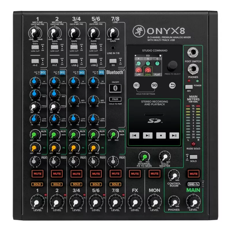 Mackie Onyx 8 - analoge mixer met USB