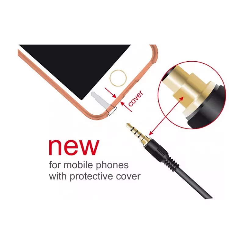 Audiokabel DeLOCK 85629 1m 3,5mm zwart