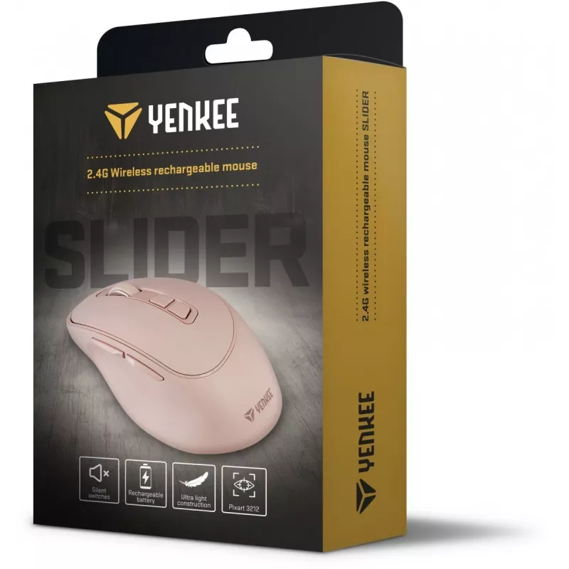 Draadloze muis YENKEE YMS 2080PK SLIDER 2.4GHz