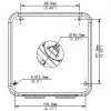 IP66 waterdichte aansluitdoos ALLNET ALL-CAM2496-LEFN voor buitencamera-installaties