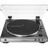 Audio Technica unisex AT-LP60XUSB volautomatische platenspeler met riemaandrijving, analoog & USB, zwart