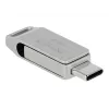 USB-flashstation DeLOCK 128 GB USB-C Type-A draaibaar model