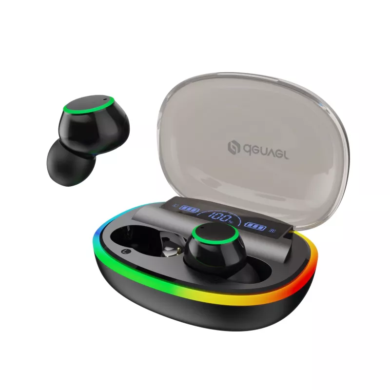 Denver TWE-55B True Wireless Bluetooth-oordopjes, zwart