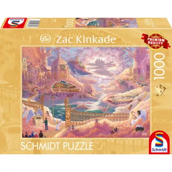 Puzzel Schmidt Spiele Zac Kinkade Kingdom of Heaven — 1000 stukjes, landschapskunst