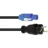 Netkabel PSSO POWERCON 5m H07RN-F 3G1.5 – netkabel met PowerCON-stekker, 5 m lengte, H07RN-F-rubber, 3×1,5 mm²