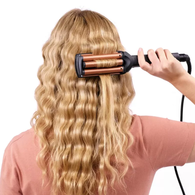 BaByliss Deep Waves krultang Warm Black, oranje 98,4 (2,5 m)