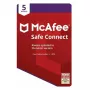 McAfee Safe Connect VPN 5 apparaten 1-jaars key, wereldwijd