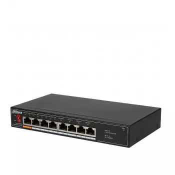 Dahua DH-SF1008L unmanaged 8-poorts Fast Ethernet (10/100) desktop-switch, lichtgrijs (zonder PoE)