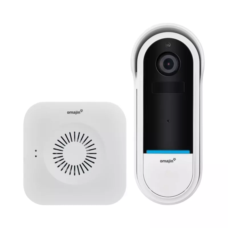 Deurbel-gong Omajin by Netatmo OVD-01-EU zwart wit