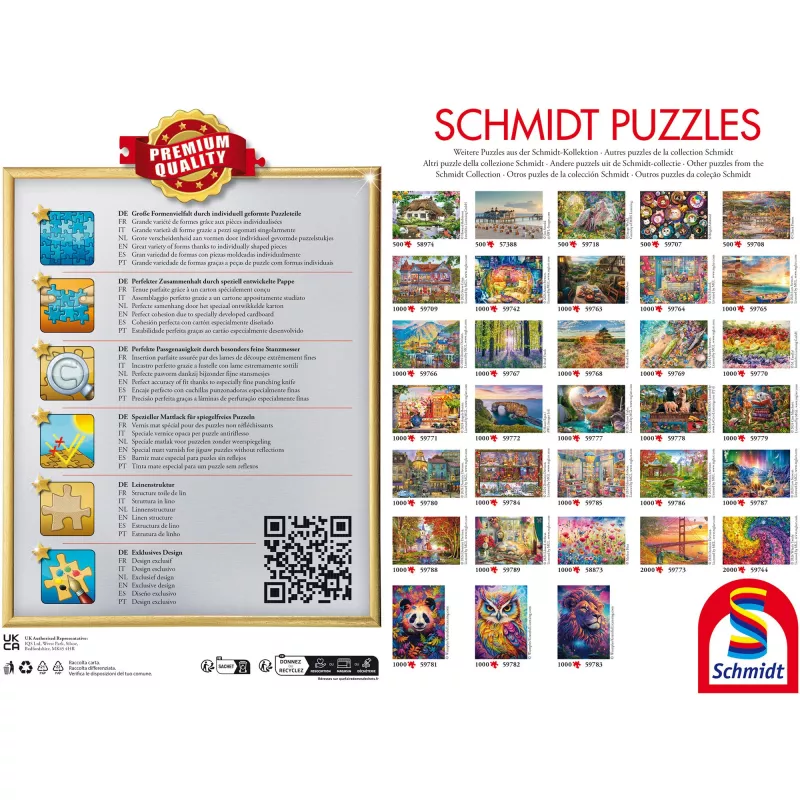 Legpuzzel Schmidt Spiele Sleeping Velvet Paws 1000 stukjes