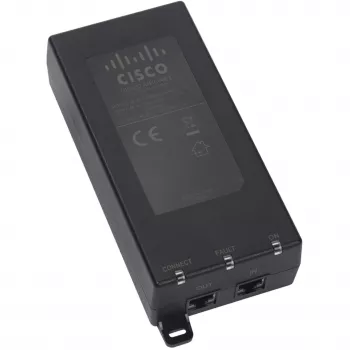 PoE-injector Cisco AIR-PWRINJ6 — tot 30 W, Gigabit Ethernet, IEEE 802.3at, zwart