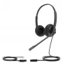 Yealink YHS34 headset bedraad hoofdband gesprekken/muziek zwart