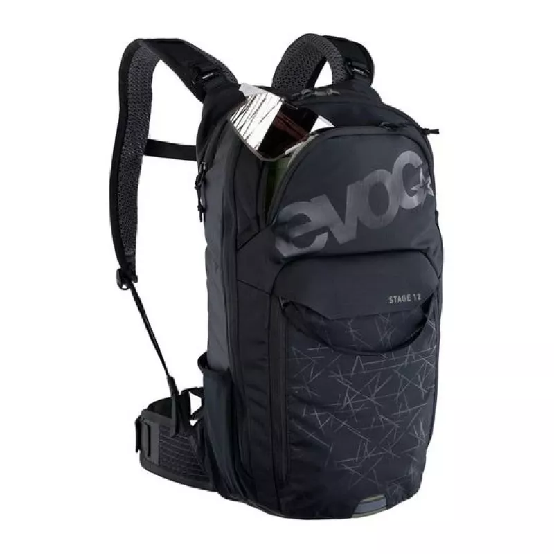 EVOC Stage fietsrugzak, nylon/polyrattan, zwart