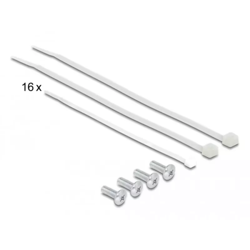 DeLOCK 66876 Patchpaneel 1U Cat6a zwart metaal