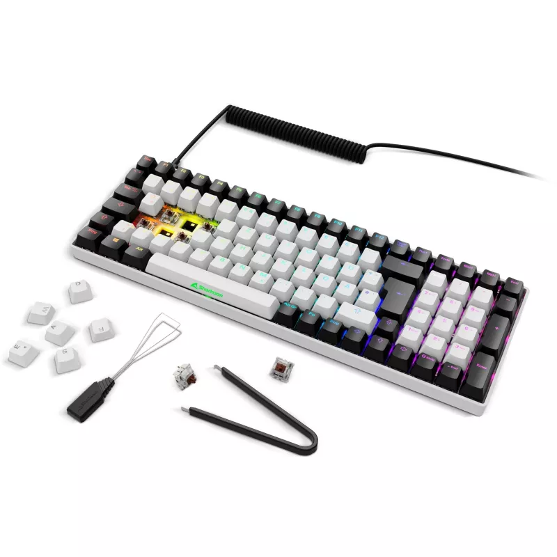 Gaming-toetsenbord Sharkoon SGK50 S2 mechanisch QWERTZ draadloos