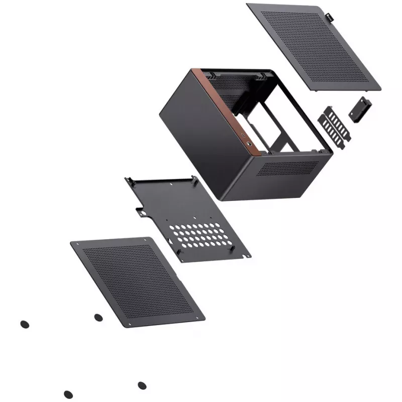 Jonsbo NV10 stuks behuizing, mini-behuizing, ITX - zwart