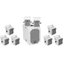 Actieve luidsprekerset Omnitronic BOB-10A ws met 8× BOB-4 ws (model 20000537)