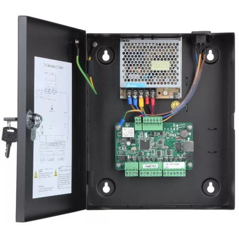 Toegangscontroller Hikvision DS-K2801 zwart 237x285x69mm
