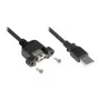 Good Connections USB2.0-verlengkabel A-inbouwbus A 0,3 m