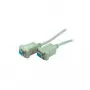ShiverPeaks 78069-3 Nullmodemkabel, 9-polig Sub-D female/female, 3 m, grijs